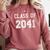 Class Of 2041 Graduation School Future Graduate Comfort Colors Sweatshirt Crimson