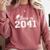 Class Of 2041 Grow With Me Graduation First Day Of School Comfort Colors Sweatshirt Crimson