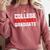 College Final Boss Graduate University Grad Gamer Graduation Comfort Colors Sweatshirt Crimson