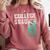 College Grad Class Of 2027 Graduation Comfort Colors Sweatshirt Crimson