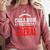 College Graduation For Conservatives Comfort Colors Sweatshirt Crimson