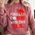 College Graduation T Shirt Senior Finally Done Comfort Colors Sweatshirt Crimson