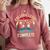 College Level Complete Class Of 2026 Gamer Graduation Grad Comfort Colors Sweatshirt Crimson