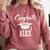 Congrats 2018 Alex College High School Graduation Comfort Colors Sweatshirt Crimson