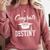 Congrats 2018 Destiny College High School Graduation T-Shir Comfort Colors Sweatshirt Crimson