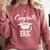 Congrats 2018 Eric College High School Graduation Comfort Colors Sweatshirt Crimson