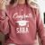 Congrats Sara College High School Graduation Comfort Colors Sweatshirt Crimson