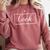 Cook Est 2026 Chef Cooking Culinary School Graduation Comfort Colors Sweatshirt Crimson
