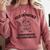 Cowboy Frog Overstimulated Western Meme Introverts Comfort Colors Sweatshirt Crimson