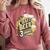 Craft Beer Lover Introverted & Hoppy Comfort Colors Sweatshirt Crimson