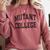 Crazy Sarcastic MUTANT COLLEGE Introvert Anti Social Comfort Colors Sweatshirt Crimson Crazy Sarcastic MUTANT COLLEGE Introvert Anti Social Comfort Colors Sweatshirt Crimson