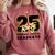 Criminal Justice Graduate Graduated Class Of 2025 Graduation Comfort Colors Sweatshirt Crimson
