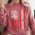 Criminal Justice Major College Student Graduate Graduation Premium Comfort Colors Sweatshirt Crimson