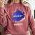 Criminology Graduation Graduated Degree University Student Comfort Colors Sweatshirt Crimson