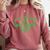 Cross Country Senior Night Senior 2025 Graduation Party 23 Comfort Colors Sweatshirt Crimson