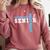 Cross Country Senior Night Senior 2025 Graduation Party 26 Comfort Colors Sweatshirt Crimson
