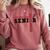 Cross Country Senior Night Senior 2025 Graduation Party 46 Comfort Colors Sweatshirt Crimson