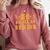 Cross Country Senior Night Senior 2025 Graduation Party 9 Comfort Colors Sweatshirt Crimson