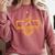 Cross Country Senior Night XC Senior 2026 Graduation 19 Comfort Colors Sweatshirt Crimson