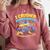 I Crushed Kindergarten Monster Truck Graduation Boys Kids Comfort Colors Sweatshirt Crimson