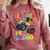 I Crushed Pre-K Monster Truck Graduation Preschool Grad 2025 Comfort Colors Sweatshirt Crimson