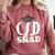 CSD Masters Graduation Men Women Son Daughter Comfort Colors Sweatshirt Crimson