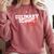 Culinary School Graduation Class Of 2018 Comfort Colors Sweatshirt Crimson
