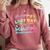 Custodian Life Graduation Day Last Day Of School Tie Dye Comfort Colors Sweatshirt Crimson