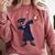 Cute Dabbing Kid Elementary School Graduation Baseball Comfort Colors Sweatshirt Crimson