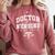 Cute DNP Nurse Live Loves Heal Graduation Appreciation Comfort Colors Sweatshirt Crimson