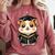 Cute Hamster Graduation Comfort Colors Sweatshirt Crimson