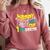 Cute Happy Last Day Of 1st Grade Shirt Kids Graduation Comfort Colors Sweatshirt Crimson