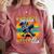 Dabbing Boy Goodbye 2nd Grade Hello 3rd Grade Graduation Comfort Colors Sweatshirt Crimson