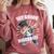 Dabbing Graduation Boy 1st Grade Class Of 2021 Nailed It Comfort Colors Sweatshirt Crimson