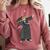 Dabbing Graduation Class Of 2024 Men Graduation Comfort Colors Sweatshirt Crimson