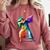 Dabbing Graduation Women Comfort Colors Sweatshirt Crimson