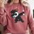 Dabbing Panda Bear Graduation Senior 2019 Shirt Comfort Colors Sweatshirt Crimson