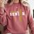 Dance Senior Night Dance Senior 2025 Graduation 14 Comfort Colors Sweatshirt Crimson