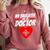 My Daughter Is A Doctor Shirt Proud Parents Graduation Comfort Colors Sweatshirt Crimson