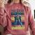 DC Comics Graduation Batman The Grad Power Stance Comfort Colors Sweatshirt Crimson