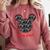 Disney Graduation Rad Grad Comfort Colors Sweatshirt Crimson