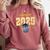 Disney Lilo & Stitch Graduation 2025 Stitch Collegiate Comfort Colors Sweatshirt Crimson