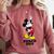 Disney Mickey Mouse Peace Out Totally Retro Graduation Comfort Colors Sweatshirt Crimson