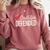 Dissertation Defended PhD Graduate PhD Graduation Comfort Colors Sweatshirt Crimson