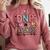 DNP In Progress Director Of Nursing Student Graduation Comfort Colors Sweatshirt Crimson