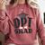 Doctor Of Physical Therapy DPT Graduation Therapist Comfort Colors Sweatshirt Crimson