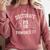 Doctorate Degree Graduation Shirt PHinisheD It For Him Her Comfort Colors Sweatshirt Crimson