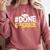 Done 6th Grade Graduation Sixth Grade 6th Graders Comfort Colors Sweatshirt Crimson
