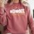 DONE Class Of 2024 Graduation For Her Him Grad Senior 2024 Comfort Colors Sweatshirt Crimson