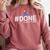 Done Class Of 2025 Graduation So Done Senior 2025 Grad Comfort Colors Sweatshirt Crimson